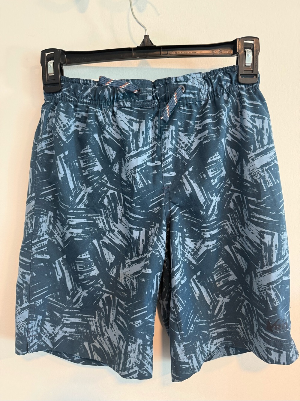 REI Blue Patterned Kids Swim Trunks hybrid